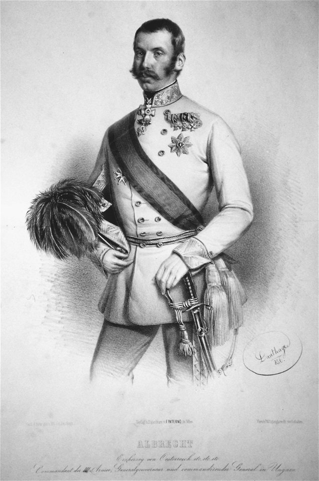 Erzherzog Albrecht Litho
