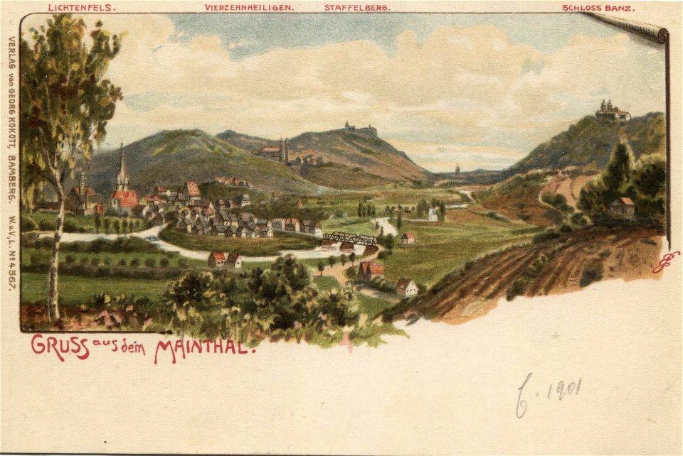 Erwin Spindler Ansichtskarte Mainthal