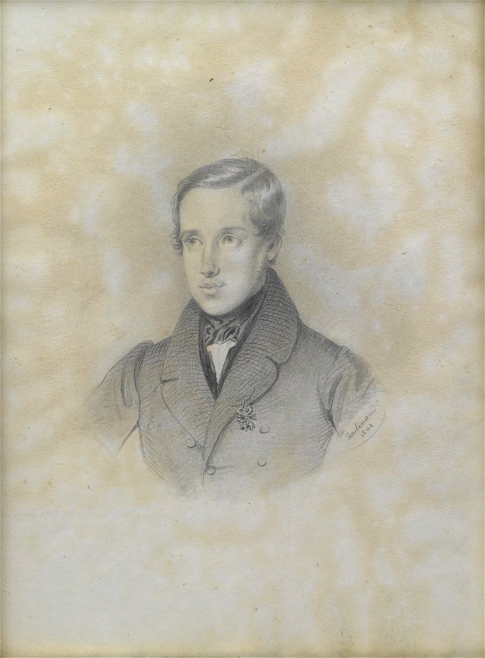 Erzherzog Ferdinand Max Porträt des Vaters Franz Karl 1844
