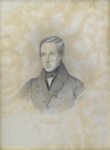 Erzherzog Ferdinand Max Porträt des Vaters Franz Karl 1844