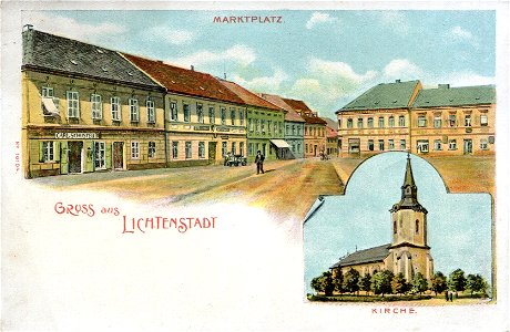 Erwin Spindler Ansichtskarte Lichtenstadt