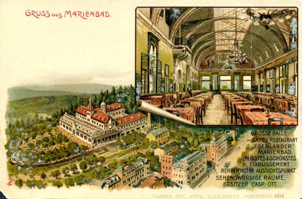 Erwin Spindler Ansichtskarte Marienbad-Egerländer2