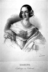 Erzherzogin Hermine Amalia Maria Litho