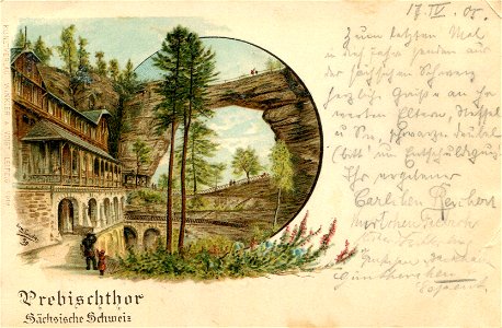 Erwin Spindler Ansichtskarte Prebischthor 3