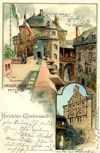 Erwin Spindler Ansichtskarte Mylau-Brustwehr 2