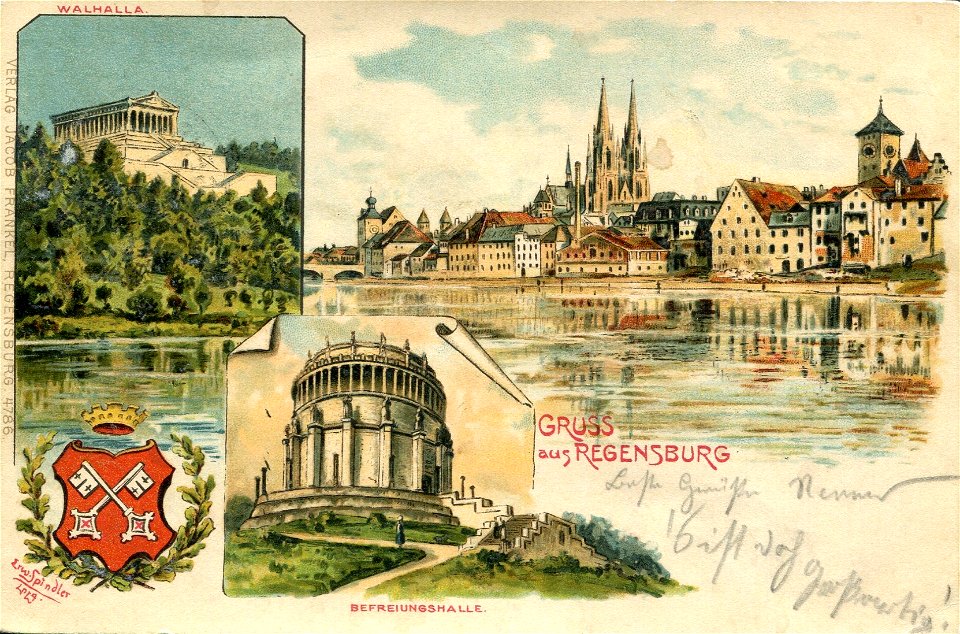 Erwin Spindler Ansichtskarte Regensburg
