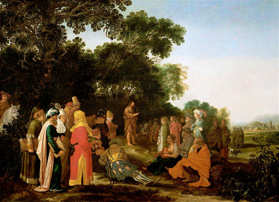 Esaias van de Velde, , Kunsthistorisches Museum Wien, Gemäldegalerie - Predigt Johannes des Täufers - GG 6991 - Kunsthistorisches Museum