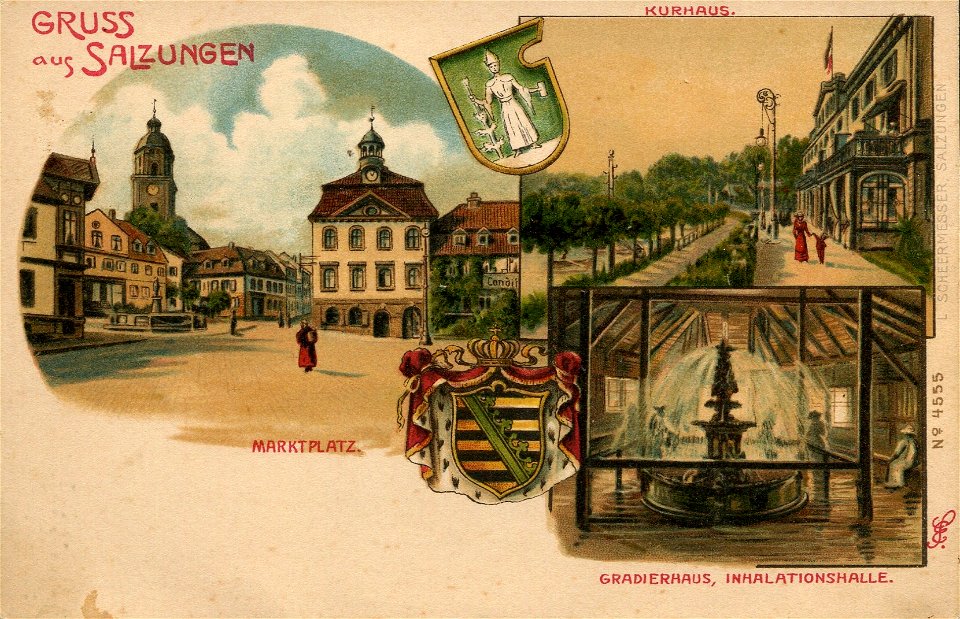 Erwin Spindler Ansichtskarte Salzungen