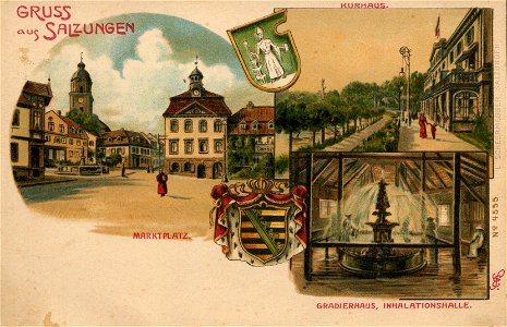 Erwin Spindler Ansichtskarte Salzungen