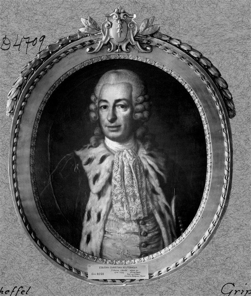 Esbjörn Kristian Reuterholm, 1710-1773 (Ulrica Fredrica Pasch) - Nationalmuseum - 38889