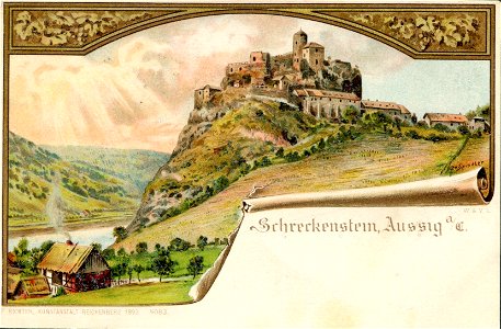 Erwin Spindler Ansichtskarte Schreckenstein
