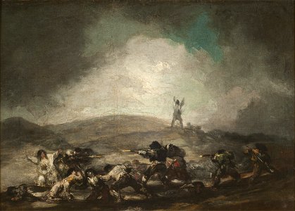 Escena de guerra - Francisco de Goya