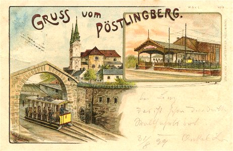 Erwin Spindler Ansichtskarte Pöstlingberg2
