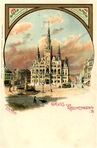 Erwin Spindler Ansichtskarte Reichenberg