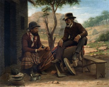 Escena de costumbres - Genaro Pérez
