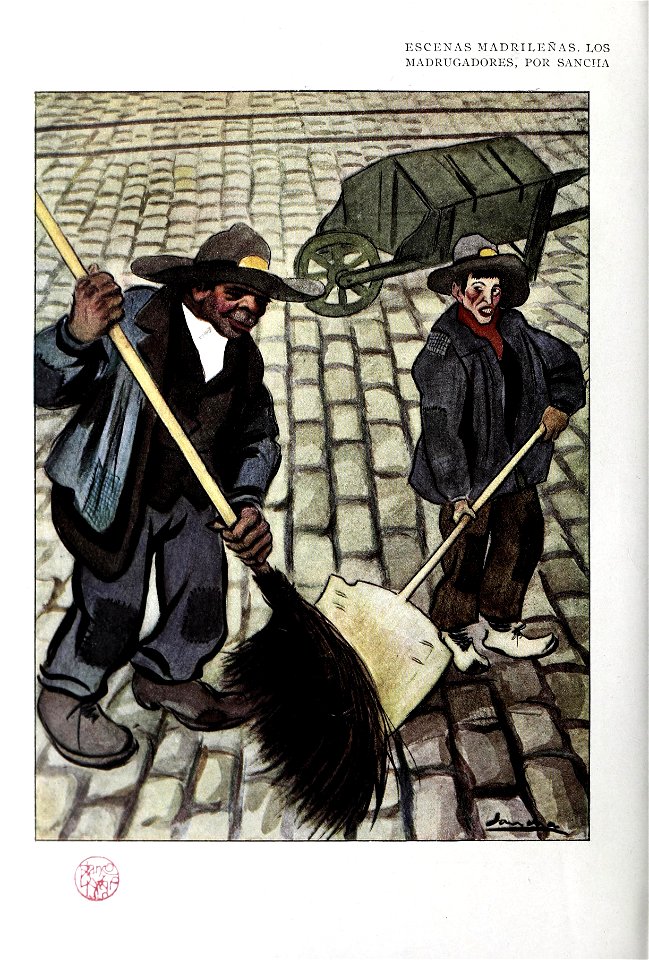 Escenas madrileñas. Los madrugadores, por Sancha