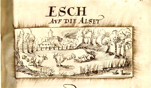 Esch-s-Alzette by Jean Bertels 1597