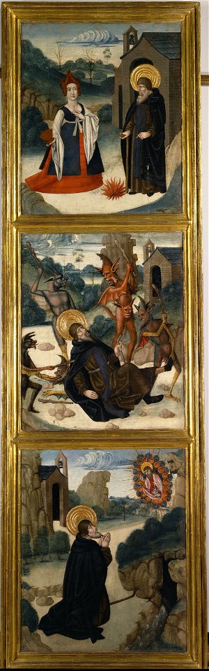 Escenas de la vida de San Antonio Abad