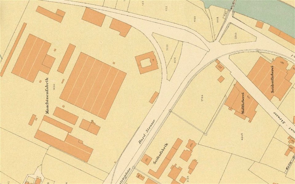 Escher Wyss Stadtplan 1900