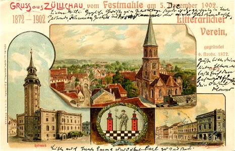 Erwin Spindler Ansichtskarte Züllichau 1a