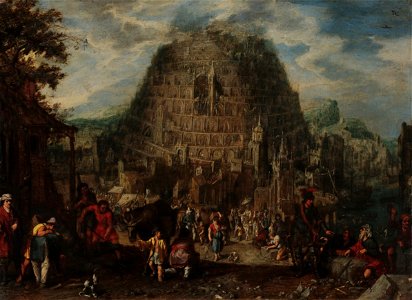 Escola holandesa - Torre de Babel, séc. XVI