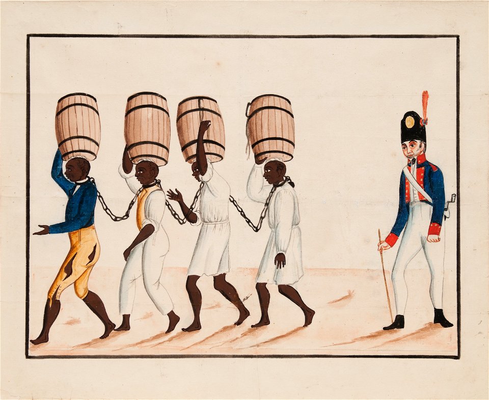 Escravos nas Ruas do Rio de Janeiro (2), da Coleção Brasiliana Iconográfica