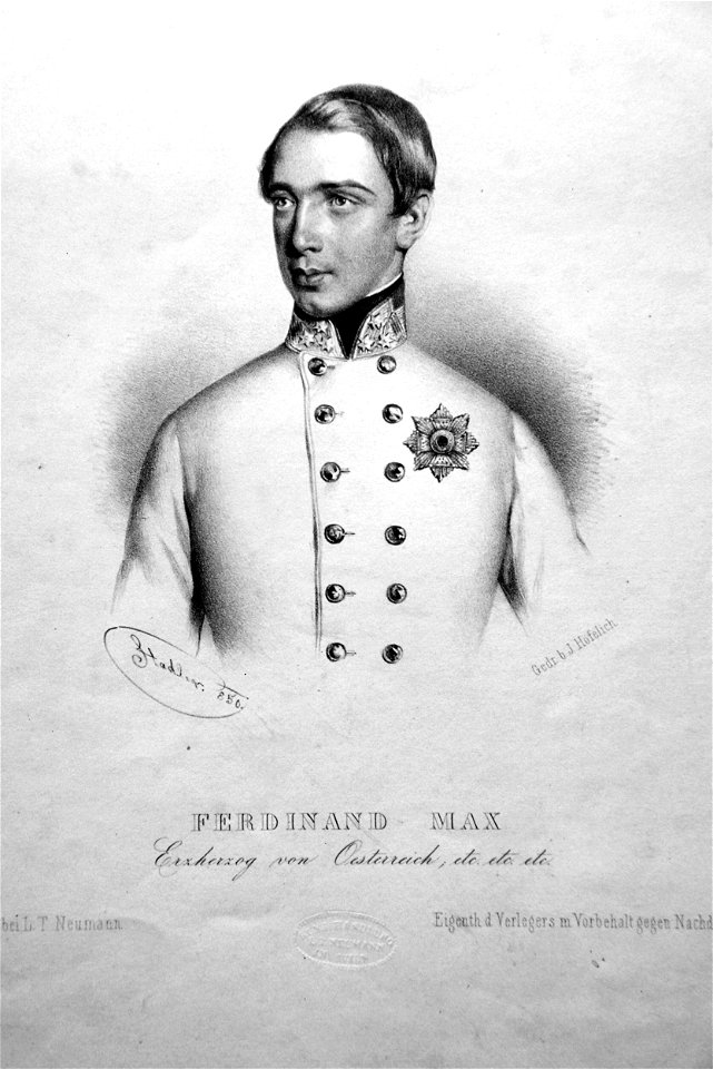 Erzherzog Ferdinand Max Litho