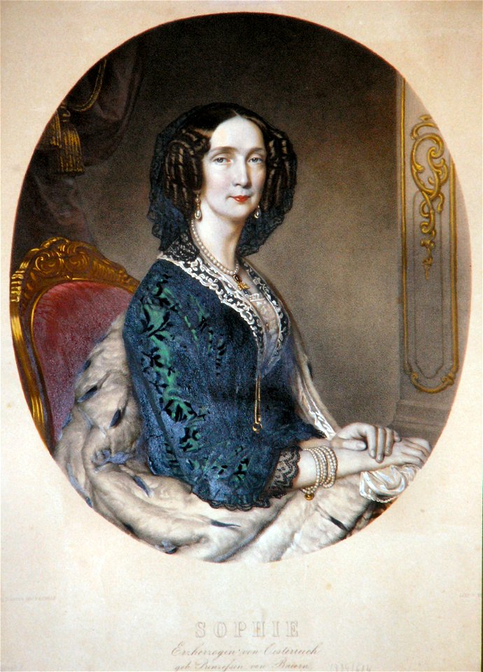 Erzherzogin Sophie von Östererich Litho