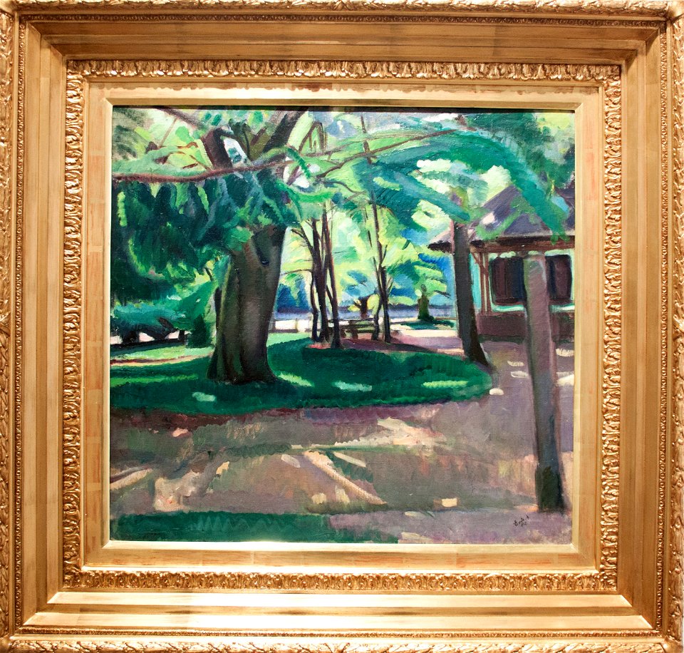 Erős - Park, with frame, 1912