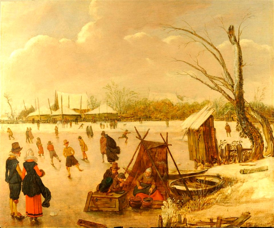 Esaias van de Welde patinadores hielo-1024x850