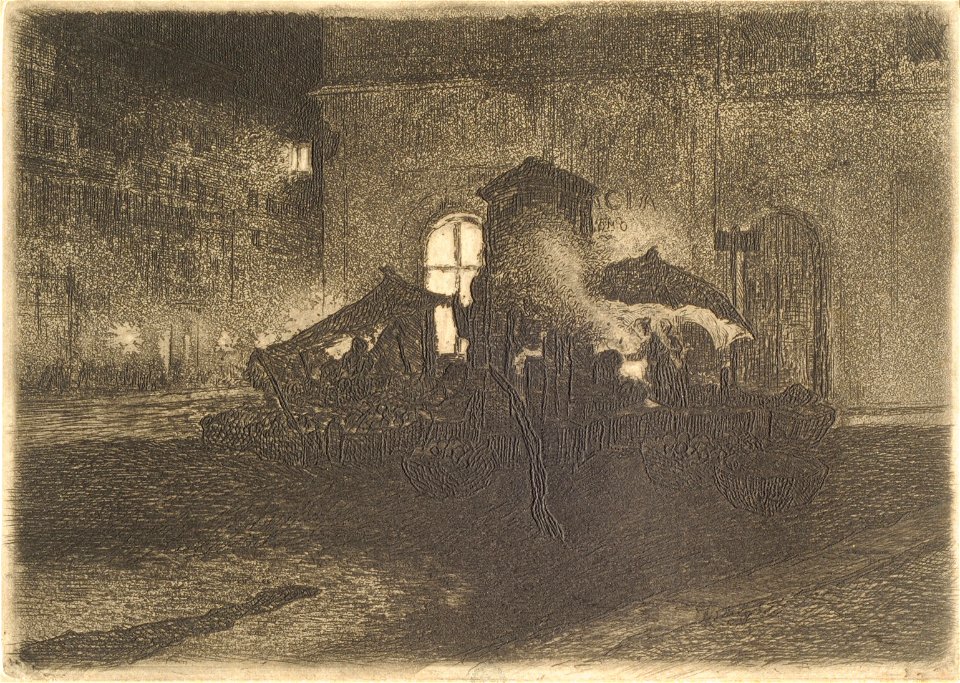Escena nocturna (Pío Collivadino)