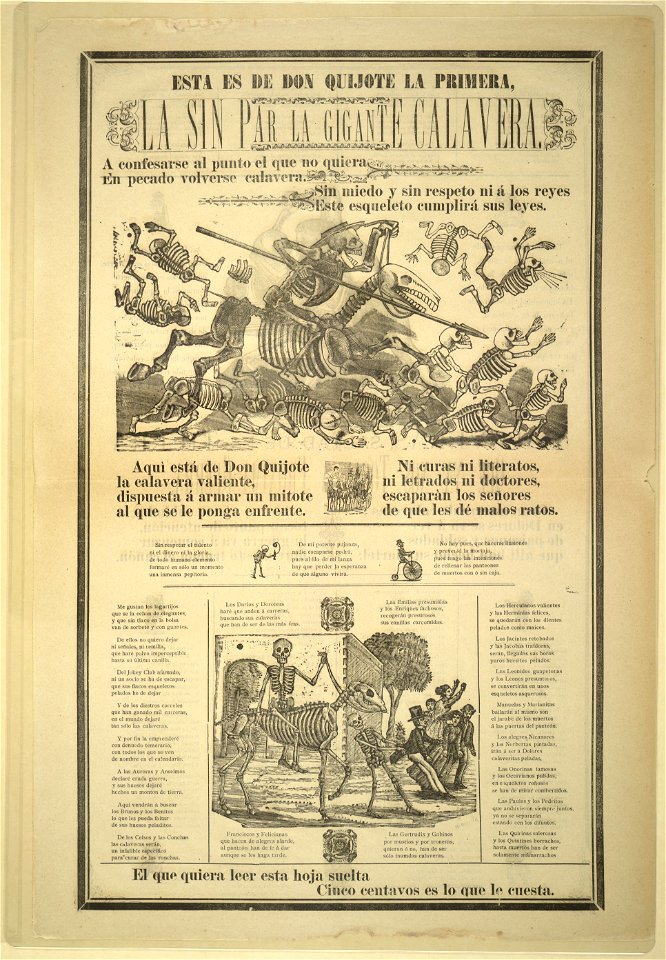 Esta es de Don Quijote la primera, la sin par la gigante calavera LCCN99615945