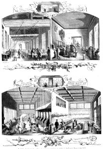 Establecimiento y talleres de la fábrica y fundición de metales de don Leoncio Meneses, de Urrabieta