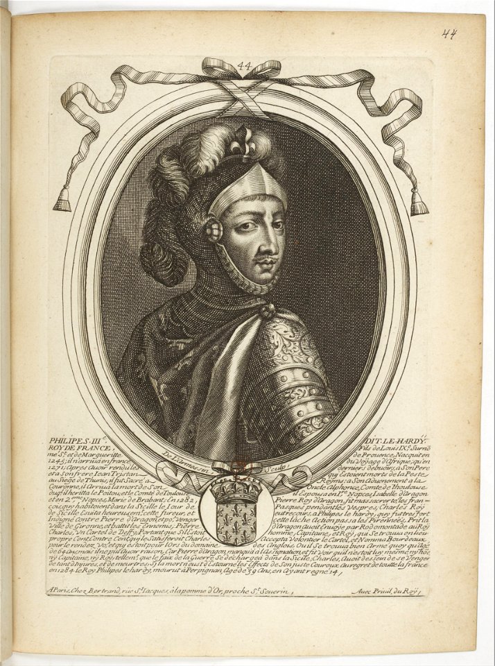 Estampes par Nicolas de Larmessin.f053.Philippe III, roi de France