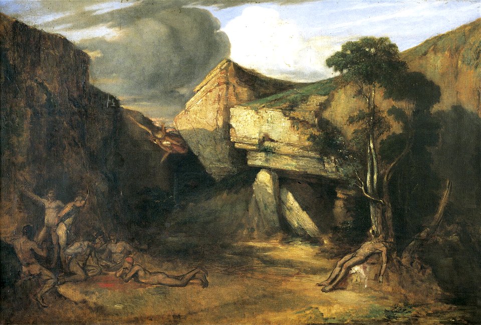 Escena de caníbales