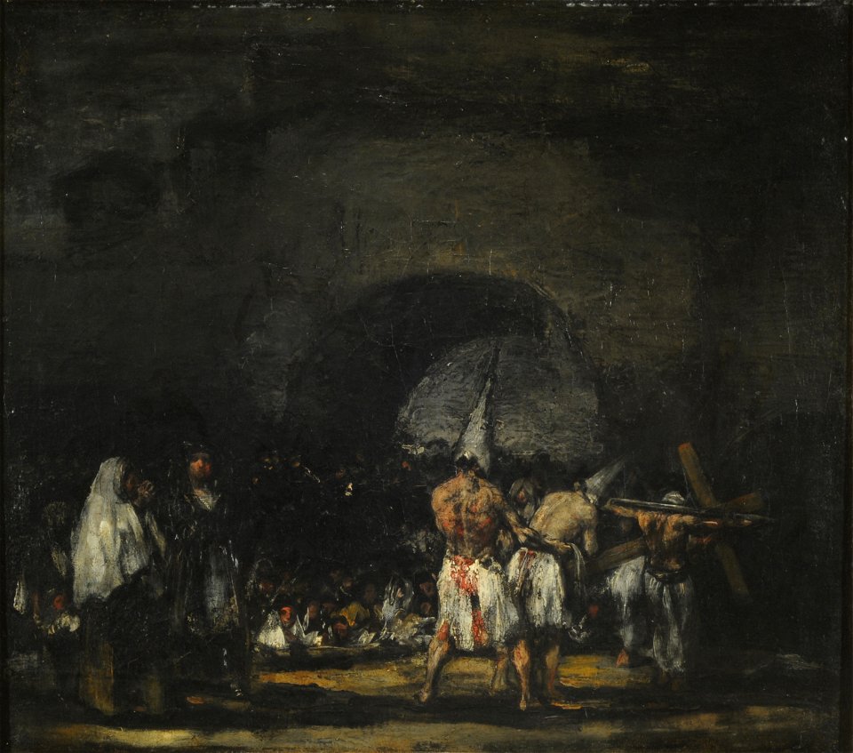 Escena de disciplinantes, Francisco de Goya
