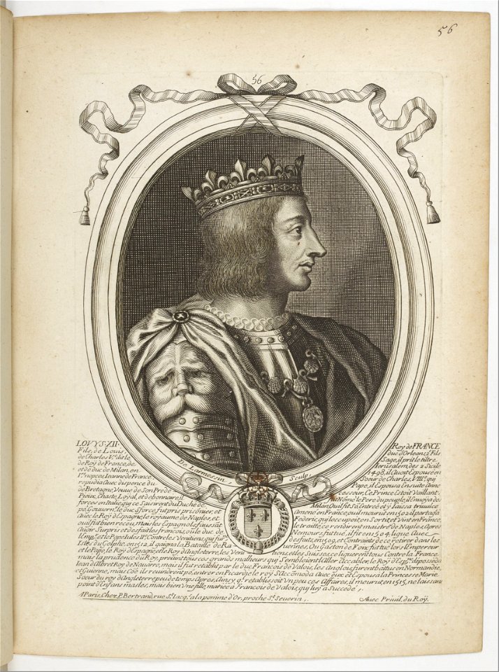 Estampes par Nicolas de Larmessin.f065.Louis XII, roi de France