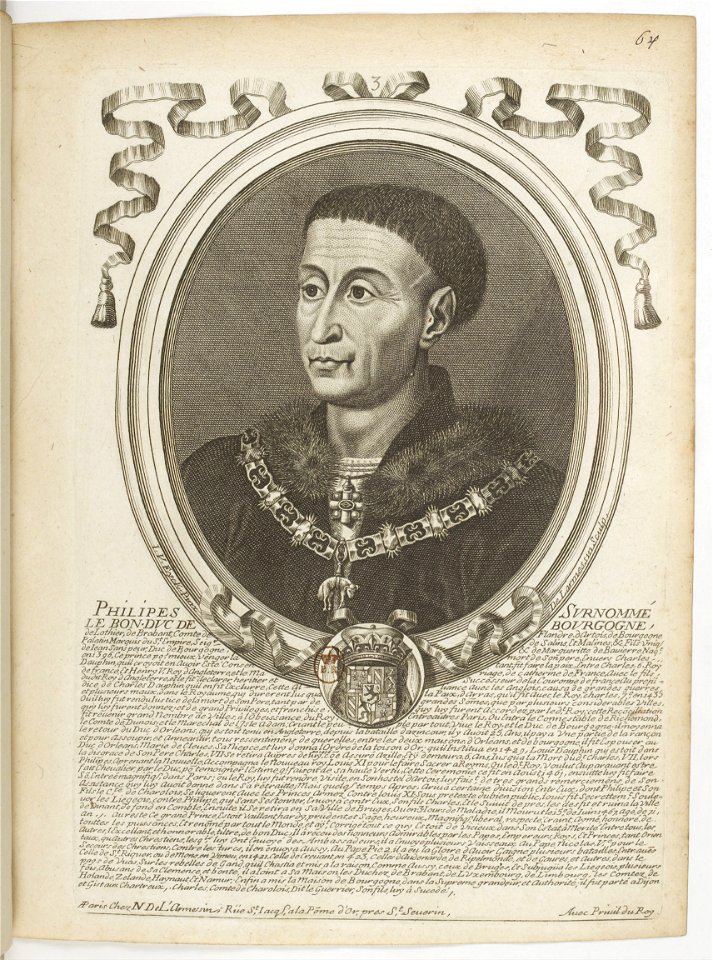 Estampes par Nicolas de Larmessin.f073.Philippe III, duc de Bourgogne
