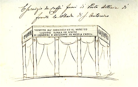 Esercizio da caffe' fuori di Porta Altinia di fronte la strada di S. Antonino - san dl SAN IMG-00001336