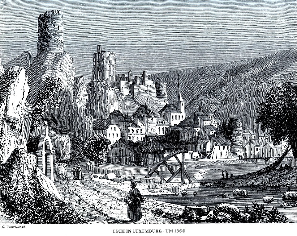 Esch sur Sure Stich 1860