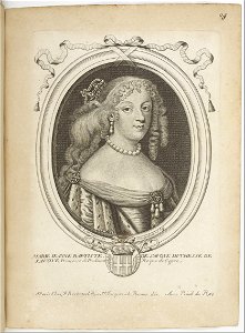 Estampes par Nicolas de Larmessin.f107.Marie Jeanne Baptiste de Savoie-Nemours, duchesse de Savoie