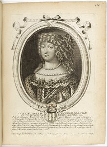 Estampes par Nicolas de Larmessin.f109.Marie Françoise Elisabeth de Savoie, reine de Portugal et des Algarves