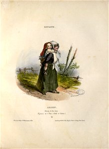 Espagne - Aragon - Aldeana de San-Juan = Paysanne de St. Jean (vallée de Gistain) - Fonds Ancely - B315556101 A GAVARNI 2 022