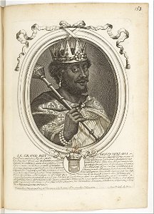 Estampes par Nicolas de Larmessin.f158.Mono-Motapa, roi