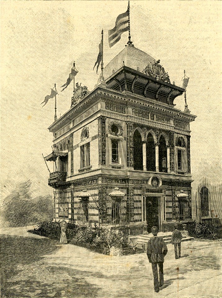 Esposizione di Parigi Il padiglione del Salvador