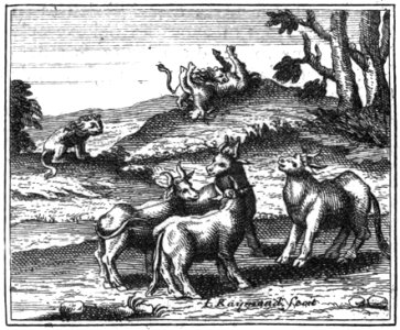 Esope et Philephe - Les Fables, traduction Brunet, 1703 - 0128