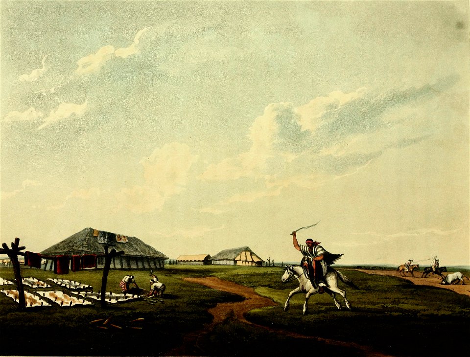 Estancia (ranch), on the San Pedro river, Uruguay, c.1818
