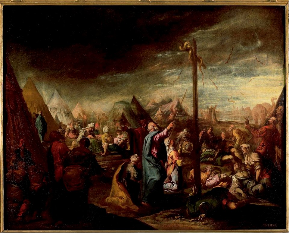 Esteban March - Moses and the Brazen Serpent - Google Art Project