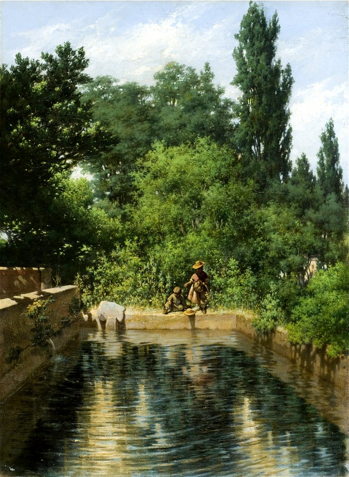 Estanque de la huerta de Morales - Rafael Romero Barros