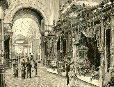 Esposizione Nazionale di Torino Galleria del Mobilio